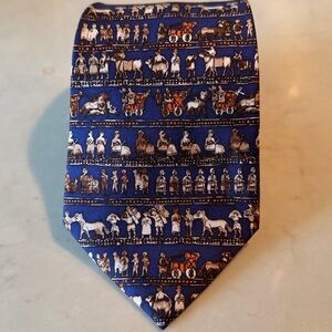 British Museum Neck Tie 100% Silk Roman Empire Made In England‎